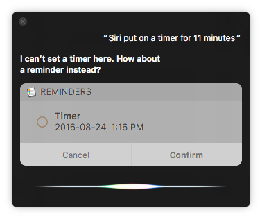 Siri on macOS